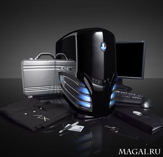 Игровой ПК Alienware с двумя Radeon HD 3870 X2 Игровой ПК Alienware с двумя Radeon HD 3870 X2