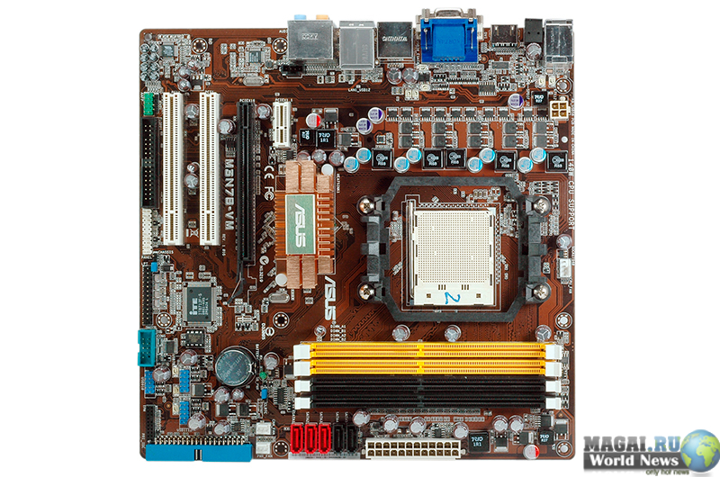 Micro-ATX платформа ASUS M3N78-VM для медиацентра