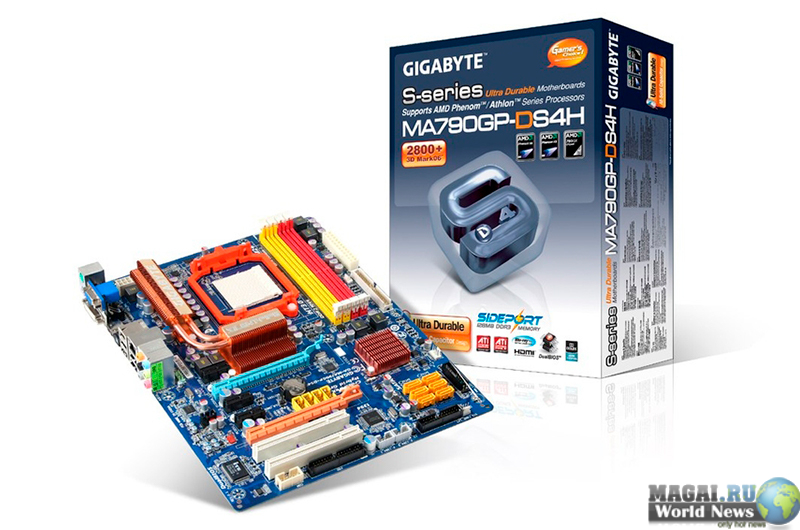 Тандем AMD 790GX + SB750 в плате Gigabyte GA-MA790GP-DS4H