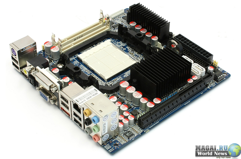 Хорошо экипированная Mini-ITX плата J&W MiniX 780G-SP128MB