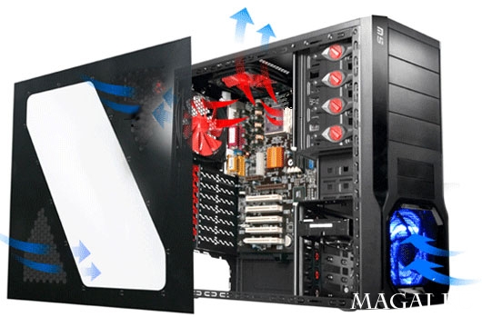 Отлично вентилируемые корпуса серии Thermaltake M5 Отлично вентилируемые корпуса серии Thermaltake M5