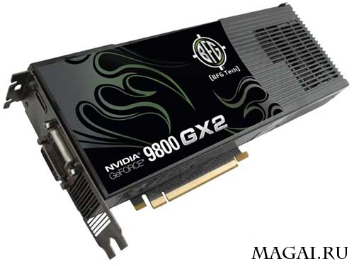 GeForce 9800 GX2 от BFG в разогнанном OCX-варианте GeForce 9800 GX2 от BFG в разогнанном OCX-варианте