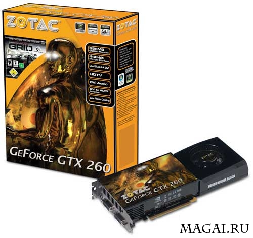 Zotac GeForce GTX 280 и 260 в версиях AMP! Edition Zotac GeForce GTX 280 и 260 в версиях AMP! Edition
