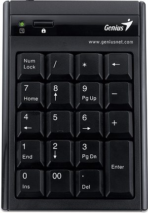 Genius Numpad 200: никаких букв, только цифры. Genius Numpad 200: никаких букв, только цифры.