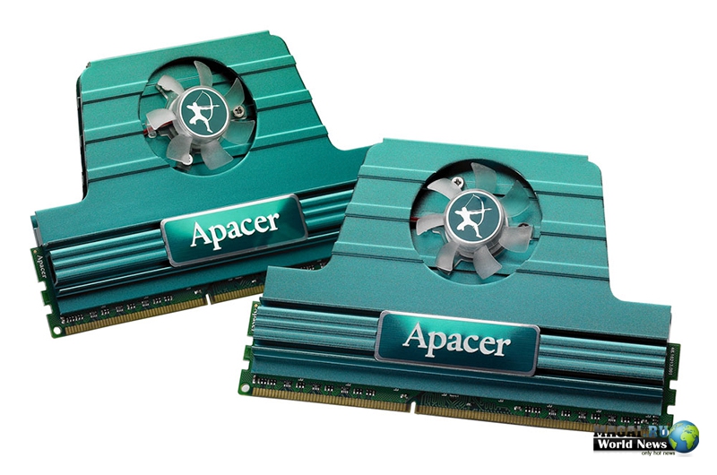 Память Apacer Aeolus DDR3-1800/1600 в наборах по 4 Гб