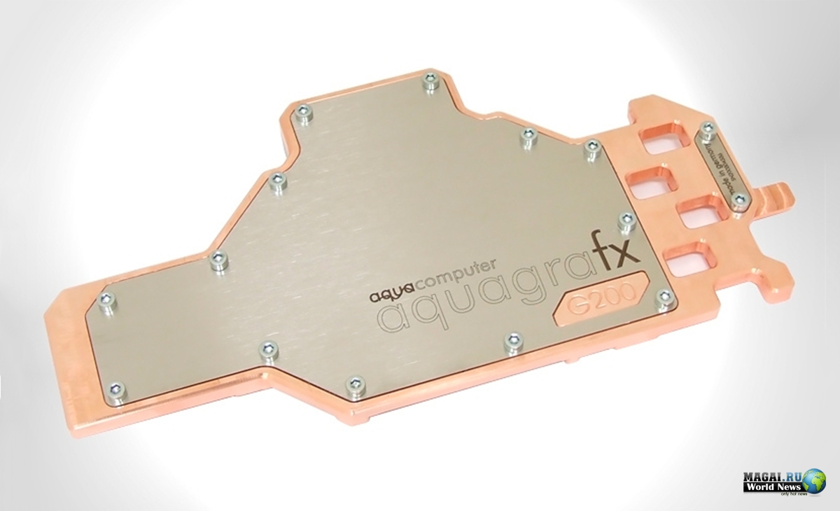 Aquagrafx GTX280 водоблок для GeForce GTX 280 от Aquacomputer