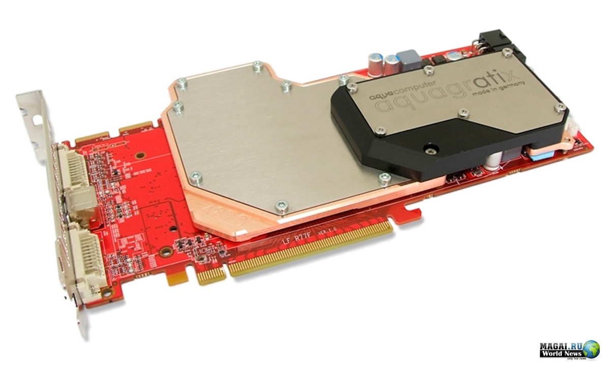 Водоблок aquagratix 4870 для Radeon HD 4870 от Aquacomputer