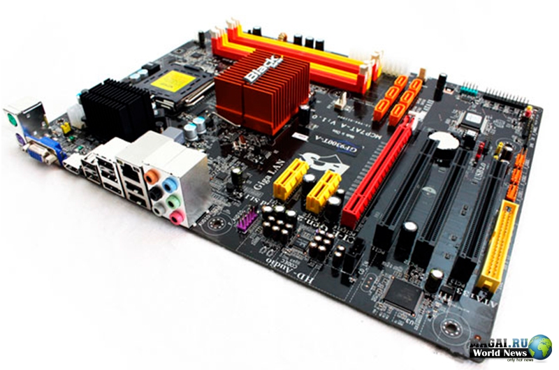 Computex 2008: "чёрная" плата ECS MCP7AT-A на NVIDIA GeForce 9200