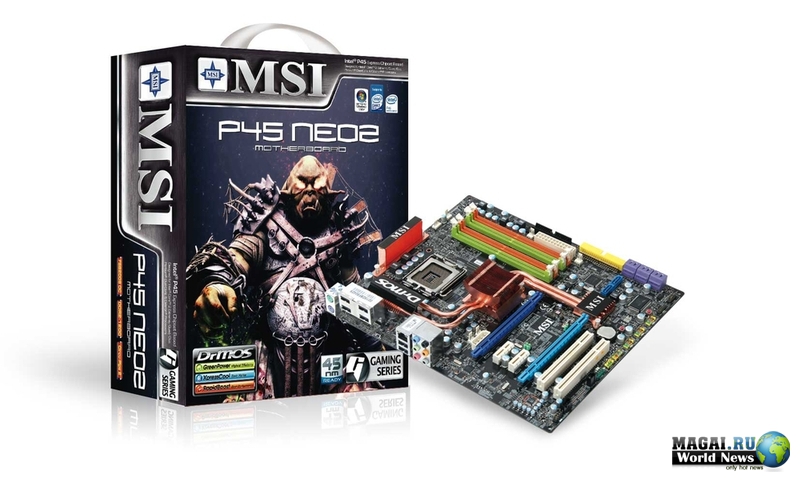 Игровая платформа MSI P45 Neo2 с технологией DrMOS