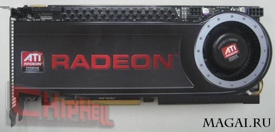 Фотография работающей видеокарты R700 (Radeon HD 4870 X2) Фотография работающей видеокарты R700 (Radeon HD 4870 X2)