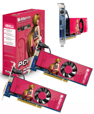 Видеокарты Albatron для слота PCI Видеокарты Albatron для слота PCI