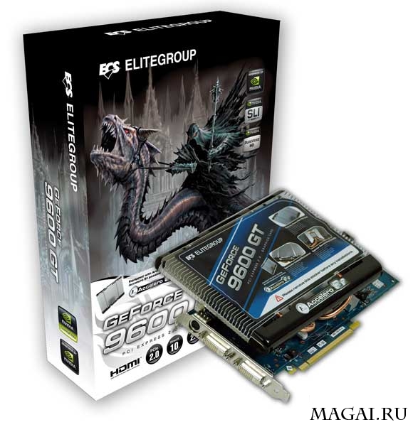 Ещё пара нестандартных версий GeForce 9600 GT от ECS Ещё пара нестандартных версий GeForce 9600 GT от ECS