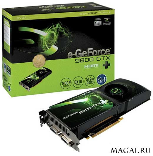 Свои GeForce 9800 GTX+ представили EVGA и XpertVision Свои GeForce 9800 GTX+ представили EVGA и XpertVision