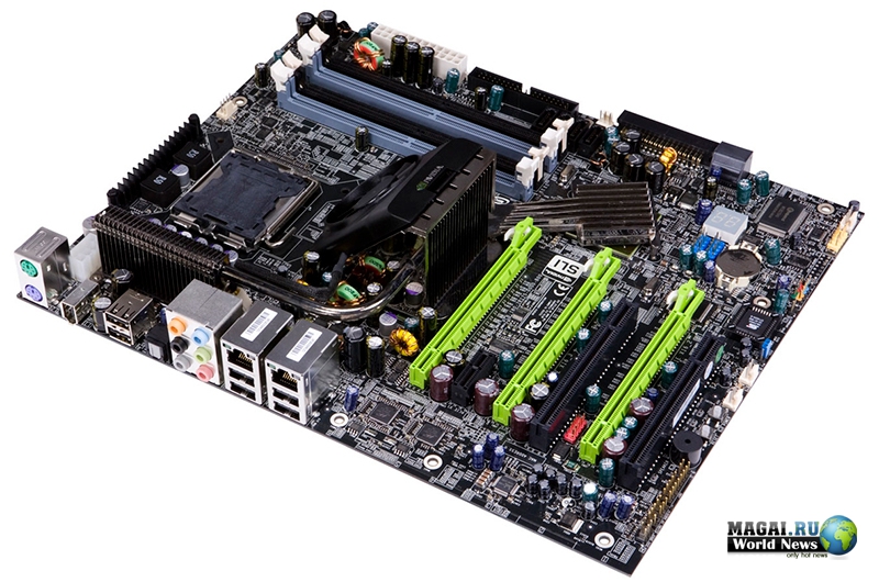 Официальный анонс платы EVGA nForce 780i SLI FTW