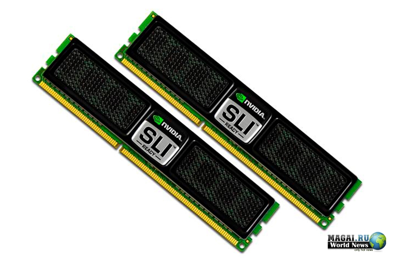 Две плашеки на 4Гб памяти DDR2-1000 категории SLI Ready от OCZ