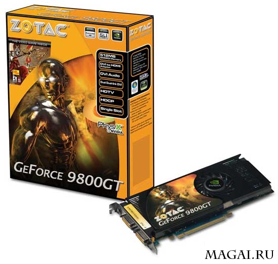 GeForce 9800 GT AMP! Limited Edition – эксклюзив от Zotac GeForce 9800 GT AMP! Limited Edition – эксклюзив от Zotac