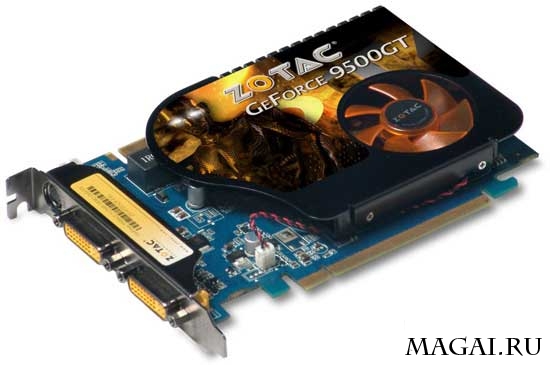 Трио видеокарт на базе GeForce 9500 GT от Zotac Трио видеокарт на базе GeForce 9500 GT от Zotac