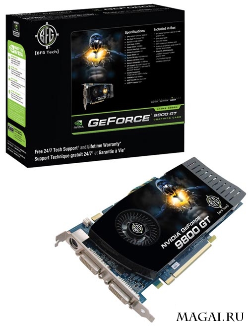 Оригинальные GeForce 9800 GT от девяти партнёров NVIDIA Оригинальные GeForce 9800 GT от девяти партнёров NVIDIA