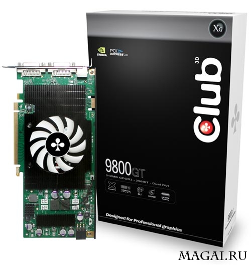 Оригинальные GeForce 9800 GT от девяти партнёров NVIDIA Оригинальные GeForce 9800 GT от девяти партнёров NVIDIA