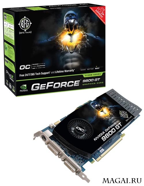 Оригинальные GeForce 9800 GT от девяти партнёров NVIDIA Оригинальные GeForce 9800 GT от девяти партнёров NVIDIA