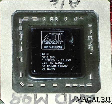 Фотографии Mobility Radeon HD 4850 (M98) на базе модуля MXM Фотографии Mobility Radeon HD 4850 (M98) на базе модуля MXM