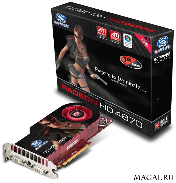 Sapphire Radeon HD 4870: теперь и с гигабайтом памяти Sapphire Radeon HD 4870: теперь и с гигабайтом памяти