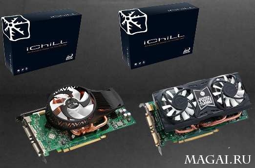 Две альтернативных GeForce 9800 GT от Inno3D с мощными кулерами Две альтернативных GeForce 9800 GT от Inno3D с мощными кулерами