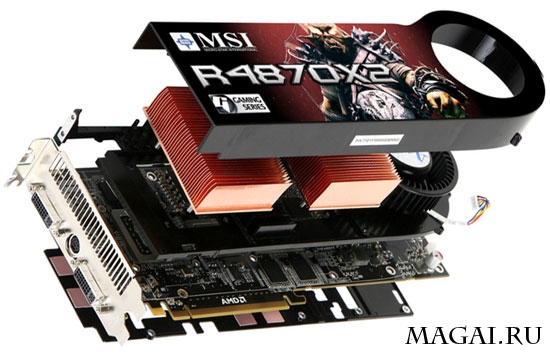 MSI первой фабрично разогнала Radeon HD 4870 X2 MSI первой фабрично разогнала Radeon HD 4870 X2
