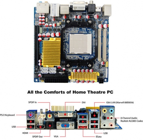 Albatron KI780 – Mini-ITX плата на AMD 780G для HTPC-системы Albatron KI780 – Mini-ITX плата на AMD 780G для HTPC-системы