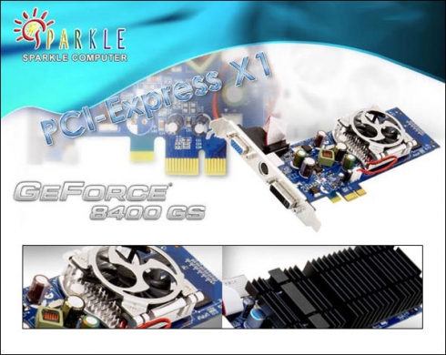 SPARKLE GeForce 8400 GS: теперь и под шину PCI Express x1 SPARKLE GeForce 8400 GS: теперь и под шину PCI Express x1