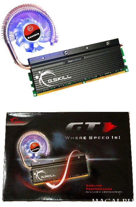 Память G.Skill GT1 DDR3 с кулером Thermaltake RamOrb Память G.Skill GT1 DDR3 с кулером Thermaltake RamOrb