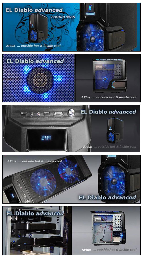 Корпус APlus EL Diablo Advanced прохладен и чертовски красив Корпус APlus EL Diablo Advanced прохладен и чертовски красив
