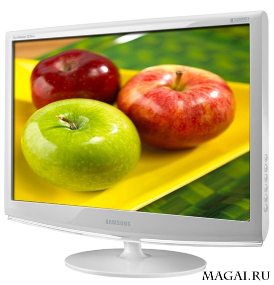 Белоснежный 22" дисплей-красавец Samsung CX-2233GW Белоснежный 22" дисплей-красавец Samsung CX-2233GW