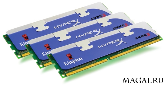 Kingston первой выпустила трёхканальные наборы памяти DDR3-2000 Kingston первой выпустила трёхканальные наборы памяти DDR3-2000