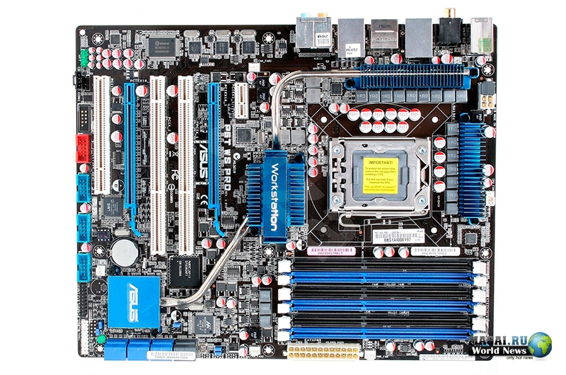 Мощная плата ASUS P6T WS PRO на Intel X58 для рабочих станций
