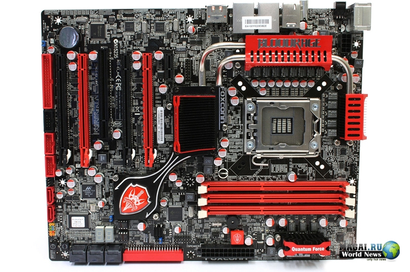 Blood Rage – топовая плата Foxconn Quantum Force на Intel X58