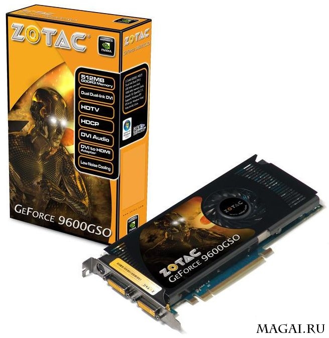 ZOTAC представила три видеокарты GeForce 9600 GSO на базе чипа G94 ZOTAC представила три видеокарты GeForce 9600 GSO на базе чипа G94