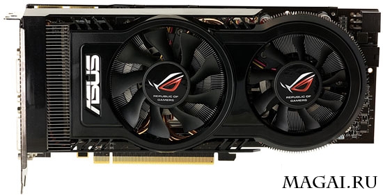 Двухвентиляторная видеокарта ASUS EAH4870 MATRIX серии R.O.G. Двухвентиляторная видеокарта ASUS EAH4870 MATRIX серии R.O.G.