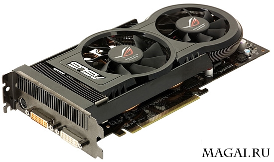 Двухвентиляторная видеокарта ASUS EAH4870 MATRIX серии R.O.G. Двухвентиляторная видеокарта ASUS EAH4870 MATRIX серии R.O.G.
