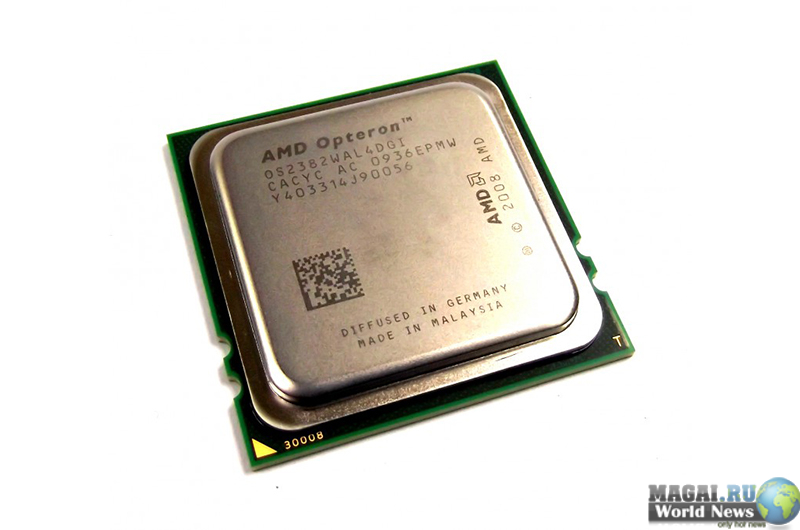 Фотографии серийного процессора AMD Opteron 2382