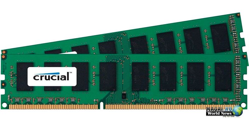 Трёхканальные наборы памяти DDR3 от Crucial объёмом до 12 Гб