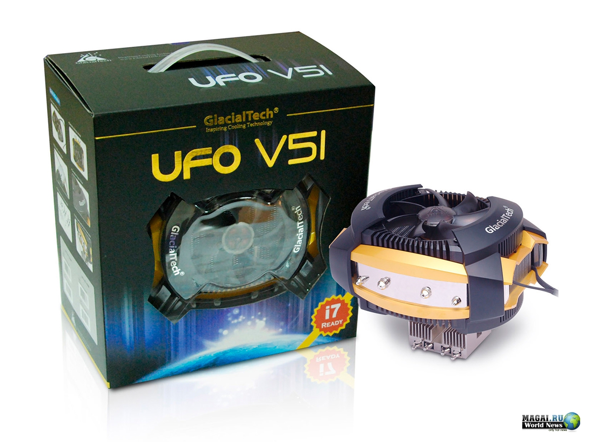 Кулер UFO V51 от GlacialTech официально представлен в двух версиях
