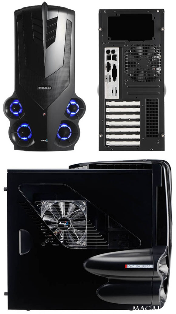 Эффектный футуристический корпус Syclone от AeroCool