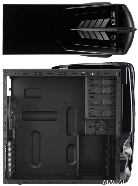 Эффектный футуристический корпус Syclone от AeroCool