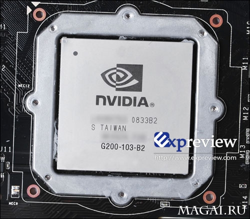 Эксклюзивное фото 55-нм версии чипа NVIDIA GT200 Эксклюзивное фото 55-нм версии чипа NVIDIA GT200