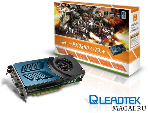 Эксклюзивный укороченный вариант GeForce 9800 GTX+ от Leadtek Эксклюзивный укороченный вариант GeForce 9800 GTX+ от Leadtek