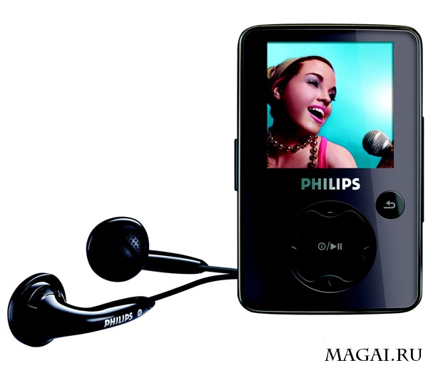 Дуэт плееров Philips для молодых и стильных Дуэт плееров Philips для молодых и стильных