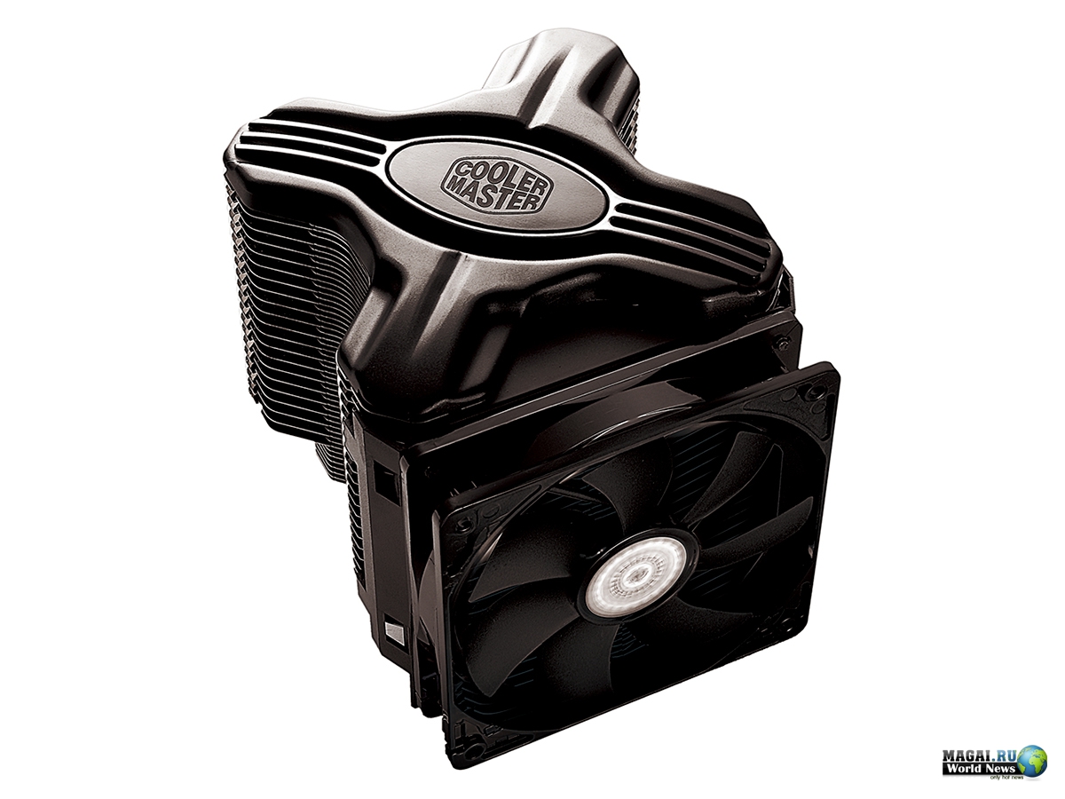 Чёрный CPU кулер Cooler Master Hyper Z600 Black для чёрного корпуса Cosmos