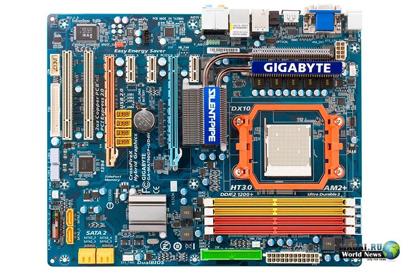 Плата Gigabyte GA-MA790GP-UD4H на базе AMD 790GX с технологией Ultra Durable 3