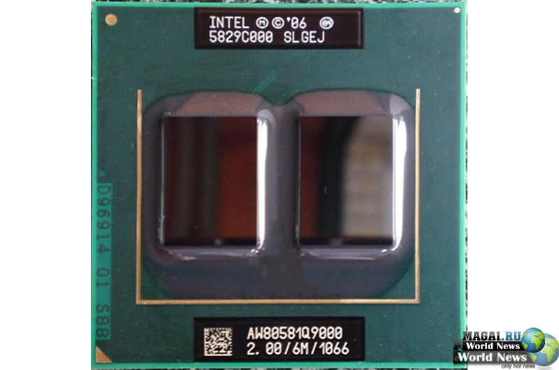 Пять новых 45-нм мобильных процессоров от Intel